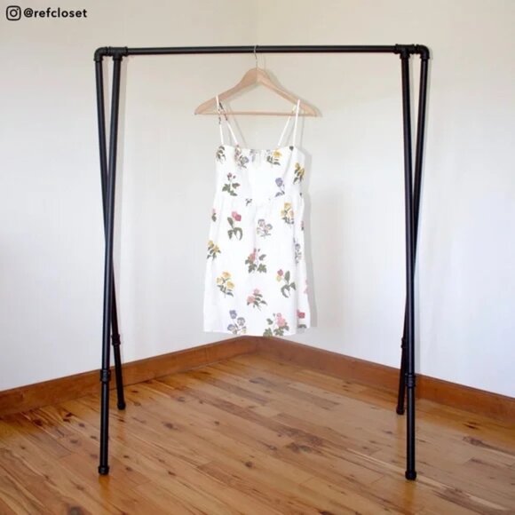 Reformation White Floral Mini Dress - Picture 3 of 6